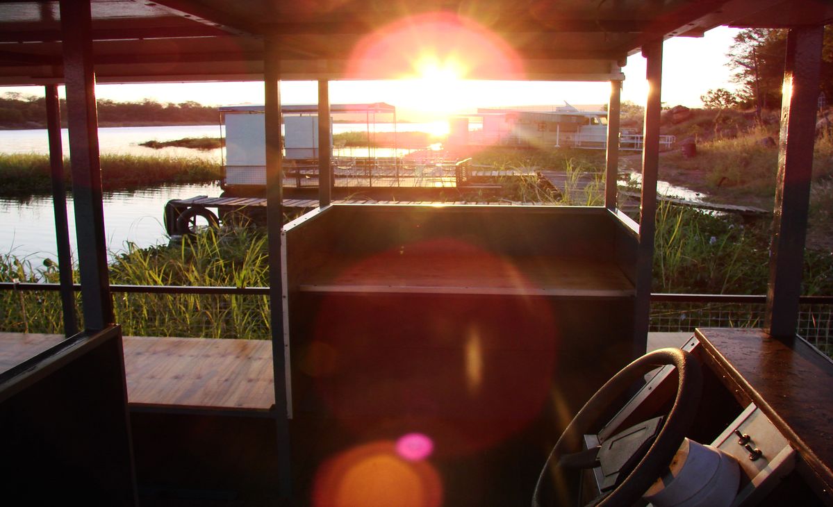 Sunset on the Zambezi