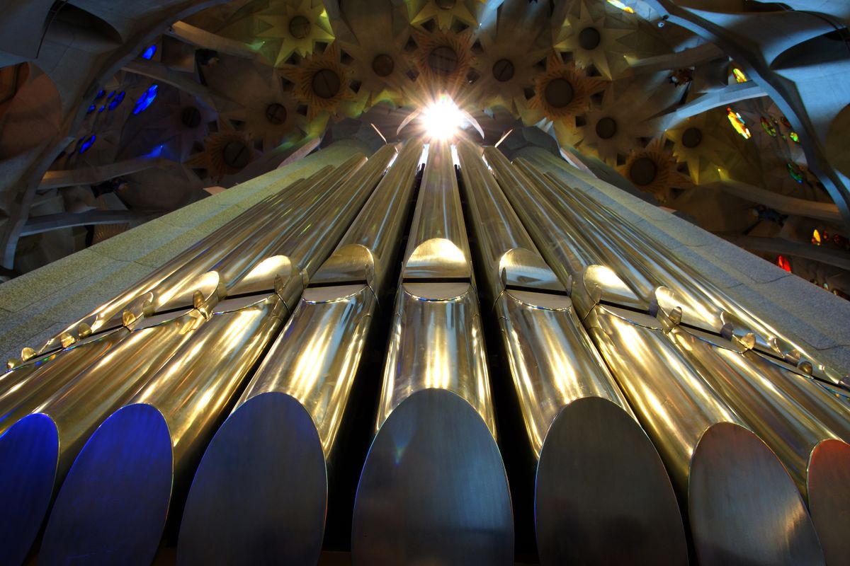 Heavenly Pipes - Gaudi Cathedral