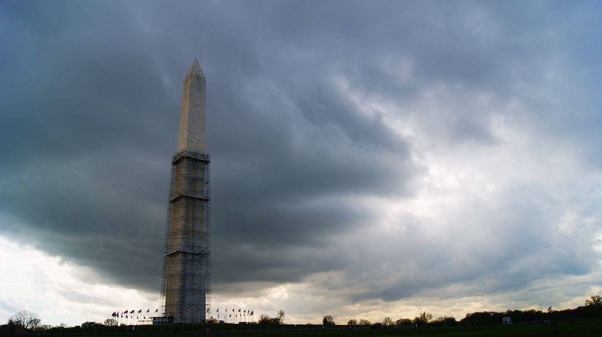 The Washington monument, taken in April this year.